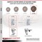 Service Caster 5 Inch High Temp Glass Filled Nylon 3/4 Inch Square Stem Caster Set with Brake SCC-SQ20S514-GFNSHT-TLB-34-4 - alternate 1
